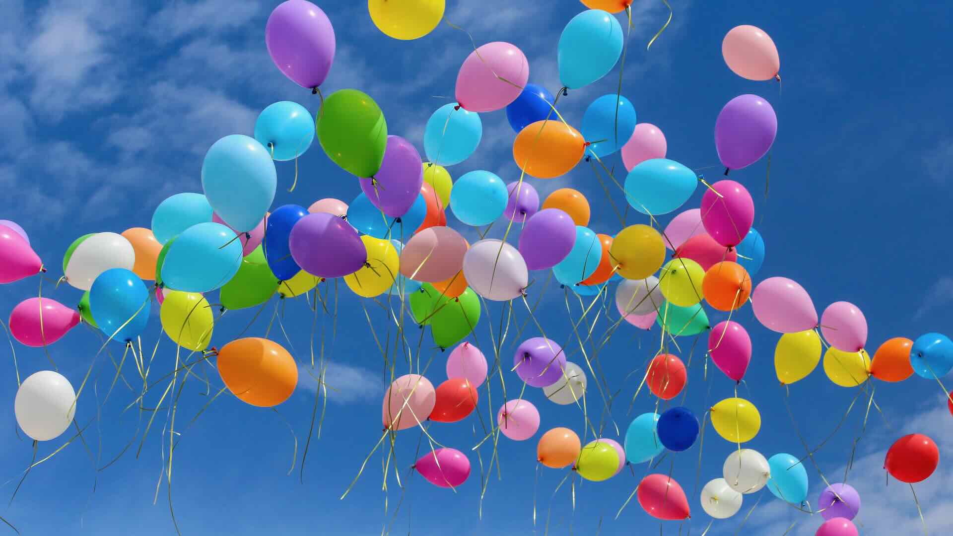 balloons sky