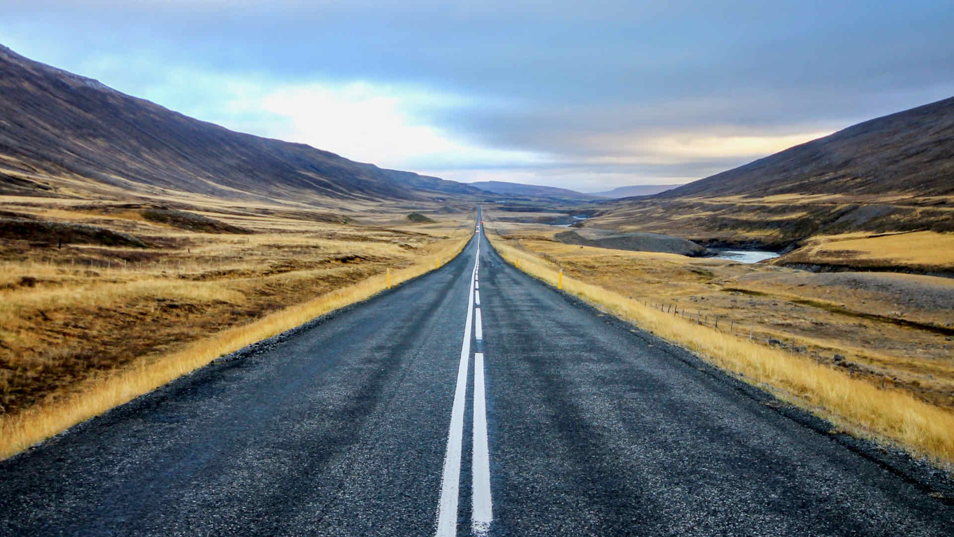 Road across Iceland Road across Iceland