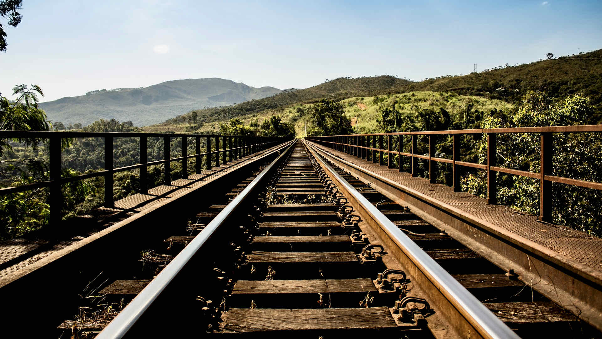 Railway track straight Railway track straight
