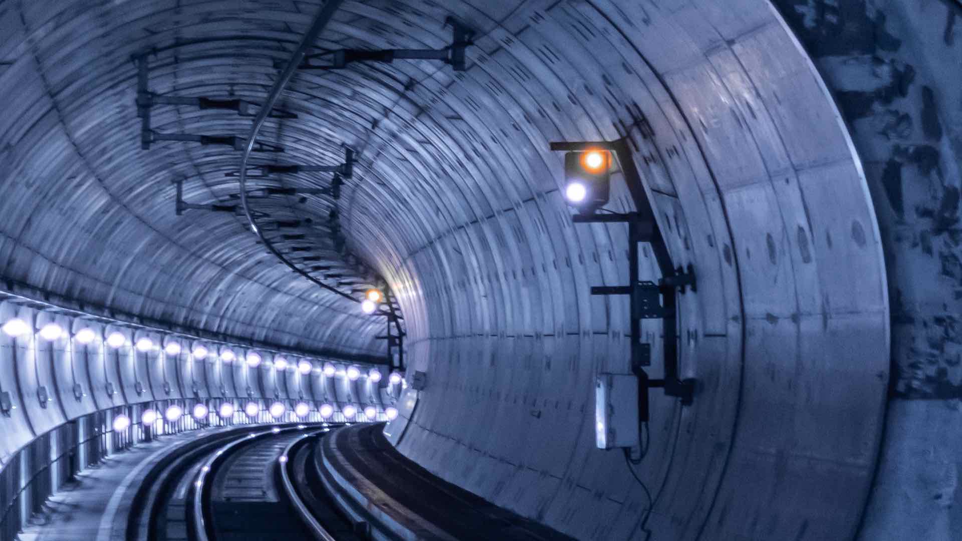 Train underground signal